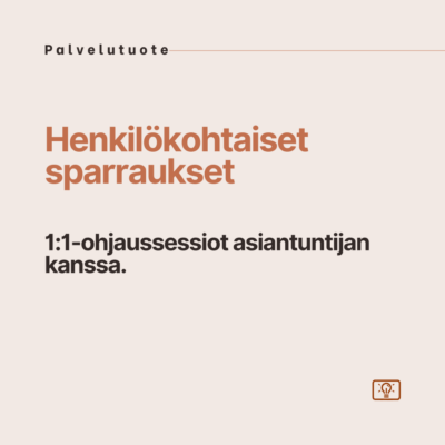 Henkilökohtaiset sparraukset