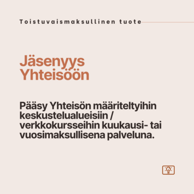 Jäsenyys Yhteisöön