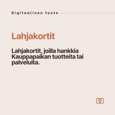 Lahjakortit